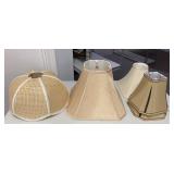 Group of Five Lamp Shades