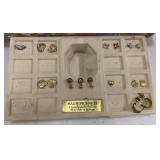 Costume Jewelry Earring and Jewelry Case