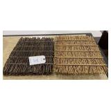 10 Wood Twig Place Mats