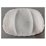 White Herbs by Shafford Ceramic Platter