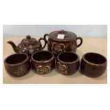Japanese Stoneware Tea Set