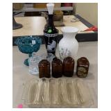 Group of Glassware Decor