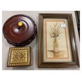 Mhatynka Wood Trinket Box, J. Rainsy Watercolor an