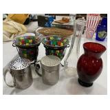 Candle Holders and Glass Vases