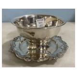 Gorham Chantilly Duchess Gravy Bowl and Underplate