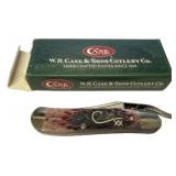 Case SS Russlock Cranberry Pocket Knife 3" Blade