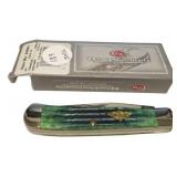 Case Tapper Hunter Green 3 1/2" Blade Pocket Knif