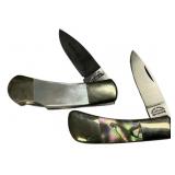 Parker Pearl Single Blade and Beaver Tail Single B