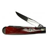 Queen Cut Co. Yellow Horse 3 Blade Pocket Knife