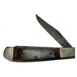 Parker Edwards Damascus 2 Blade Pocket Knife