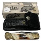 Parker Brothers Big Lou Bone Lockback K139-51 Pock