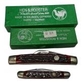 Bertram Cutlery Hen and Rooster 2 Blade and 3 Blad
