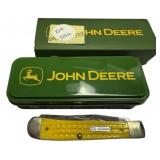 Case John Deere Trapper Yellow Two Blade Pocket Kn