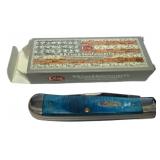 Case Caribbean Blue Bone Sawcut Jig Trapper