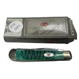 Case Trapper Sea Green Two Blade Pocket Knife