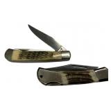 Two Frost Cutlery Trapper Two Blade and Single Bla