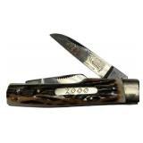Fightn Rooster Y2K 2000 1 of 100 3 Blade Pocket Kn