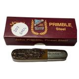 John Primble Green Jigged Bone 2 Blade Pocket Knif