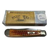 Case Trapper Harvest Orange Two Blade Pocket Knife
