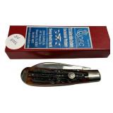 Queen Cutlery 01 Stag Bone Single Blade Pocket Kni
