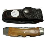 Texas Longhorn Two Blade Pocket Knife
