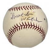 2009 Signed Sweet Lou Whitaker Baseball