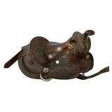 Brown Western Horse Saddle