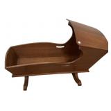 Hooded Baby Rocking Cradle 28"h., 40"w