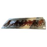 Wild Horses Galloping Glass Platter 21"