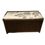 Modern Patio Storage Wood Trunk