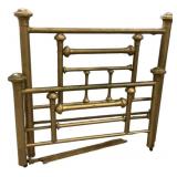 54" Victorian Mushroom Brass Bed