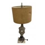Neoclassical urn-shaped table lamp 26"