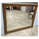 47"h., 57"w Large Gold Gilt Mirror