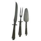 Treasure Silver and Stainless Carving Set