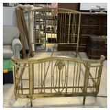 55" Antique Victorian Iron Bed