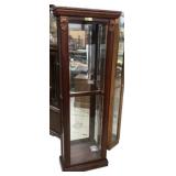 Modern Lighted Display Cabinet 76"h., 26"w