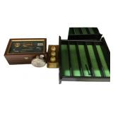 Golf Ball Display, Ball, and Trinket Box