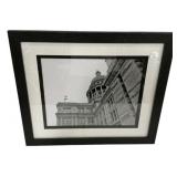 16"., 19"w Framed Texas State Capitol Austin Tex