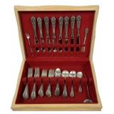 35.682 ozt Wallace Sterling 42 Piece Set of Rosept