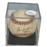 Signed HOF 1991 Baseball