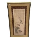 44"h., 24"w Japanese style art print depicting a