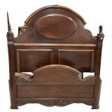 60" Victorian Style Cherry Queen Bed