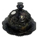 Imperial Peacock Purple Carnival Round Rose Butter