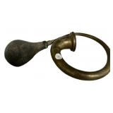 Deluxe antique brass bulb horn