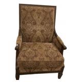 Bernhart Co paisley pattern Arm Chair