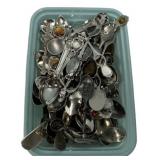 Assorted Silver plated Demitasse Spoons