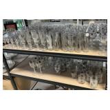 1960s Libbey Silver Foliage Glassware