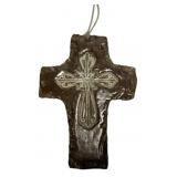 Dirt Roads Miss Cross Ornament 6"