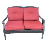 Outdoor Patio Resin Settee