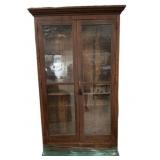 1900s Tall Two Door Bookcase